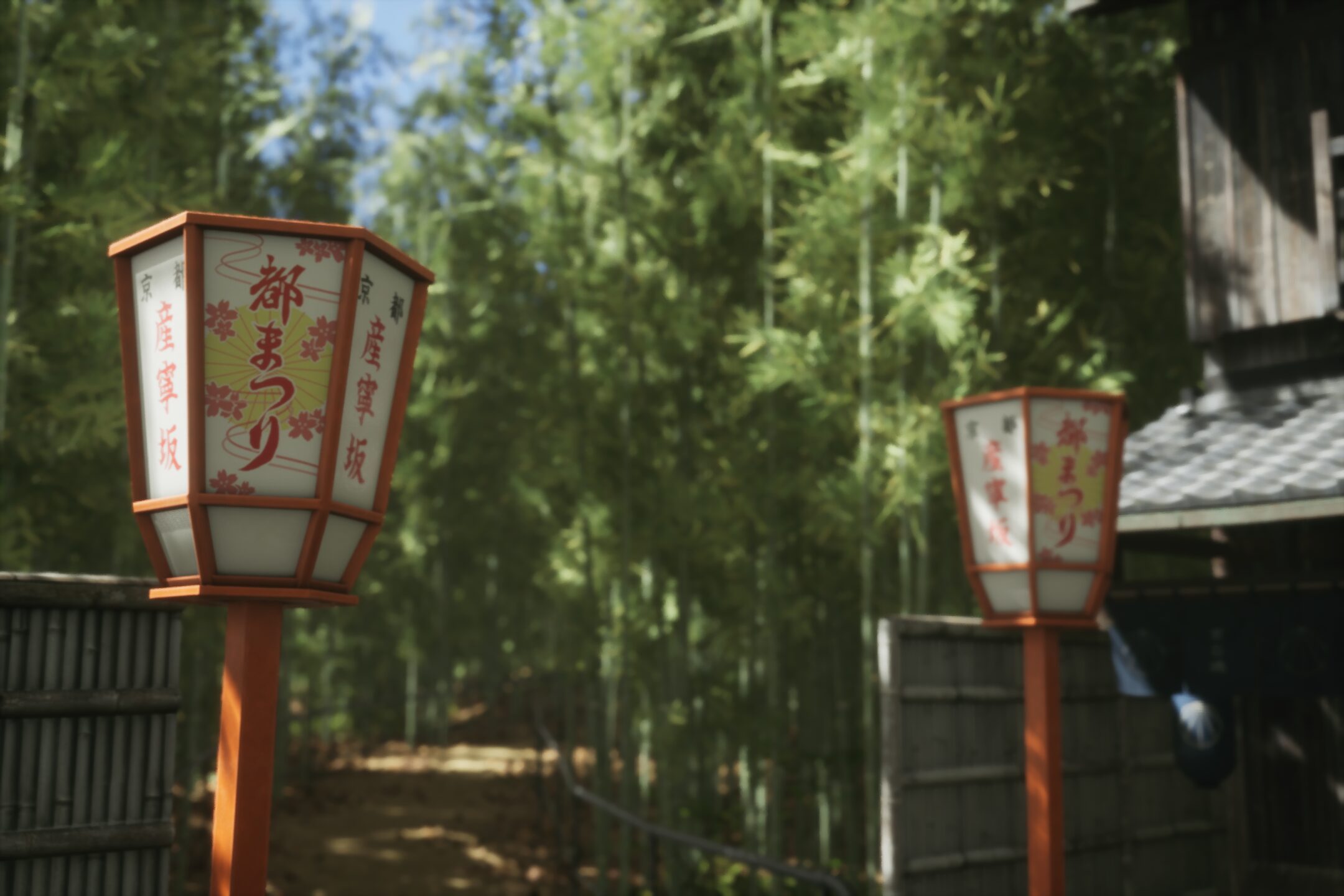 日本 京都府 伏見稲荷大社 竹林