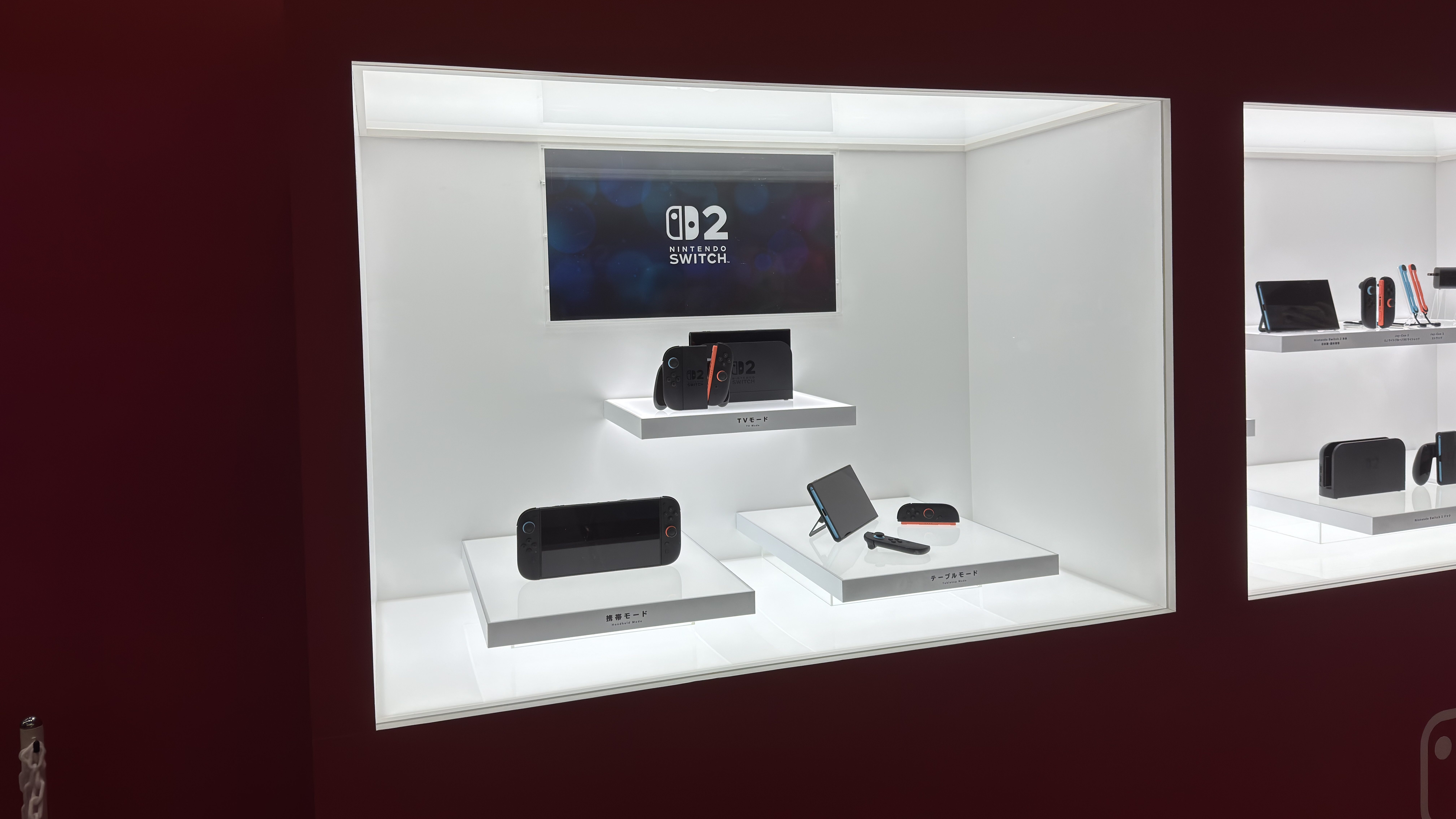 Nintendo Switch 2 TVモード 携帯モード テーブルモード 展示品