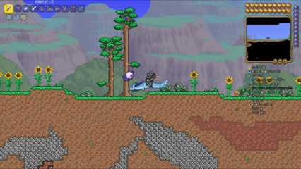 オコチョのダッシュと撫でるモーション