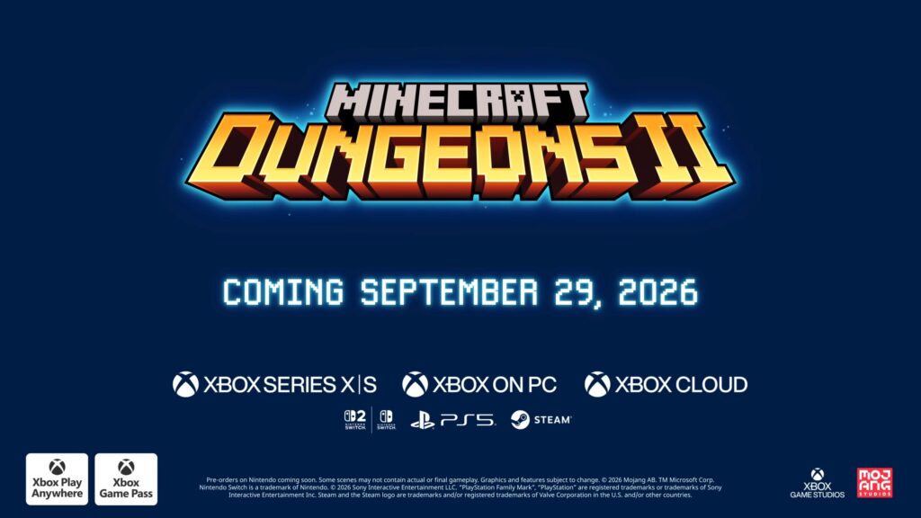 Minecraft Dungeons II 発売日